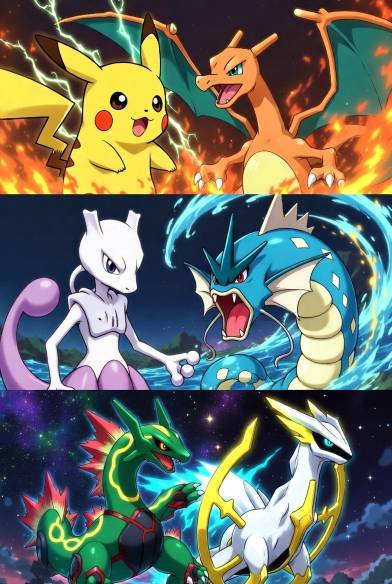 three different pokemon infinite fusion generator